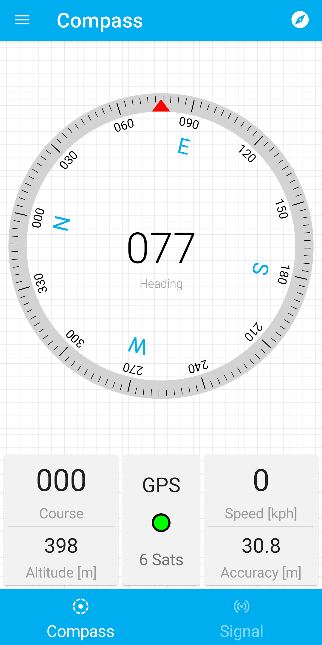 اسکرین شات 1 برنامه Compass and GPS tools