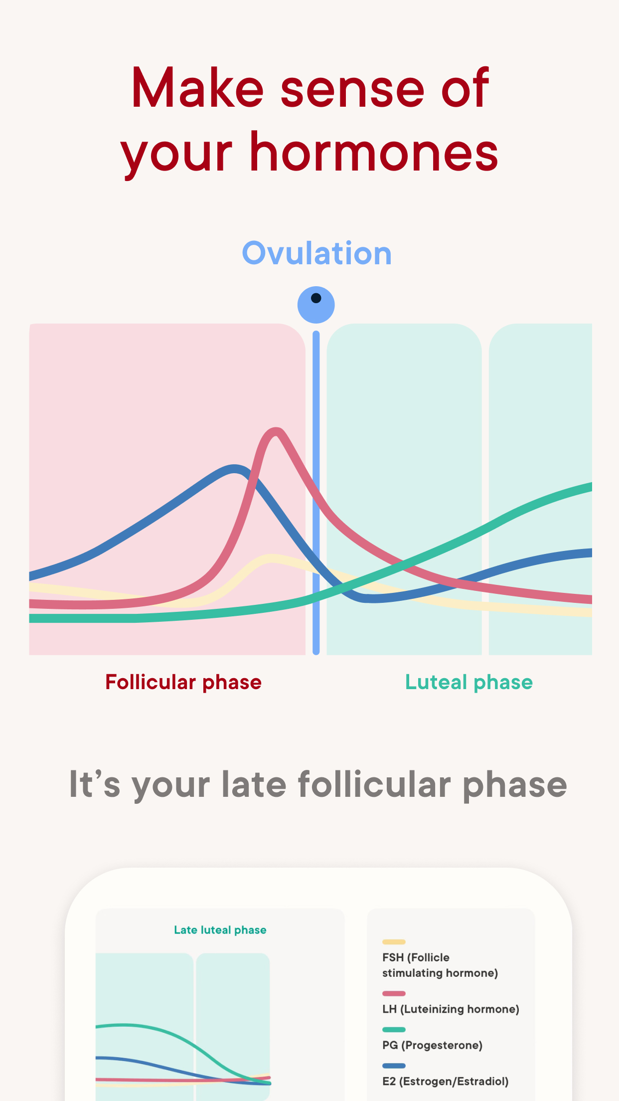 اسکرین شات 2 برنامه Clue Cycle & Period Tracker