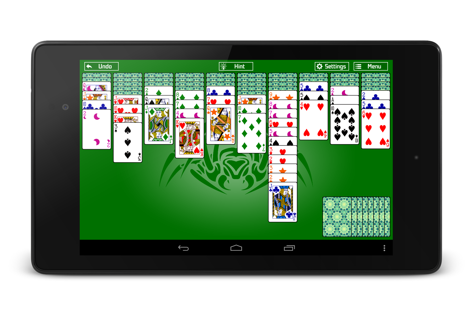 اسکرین شات 2 بازی Spider Solitaire
