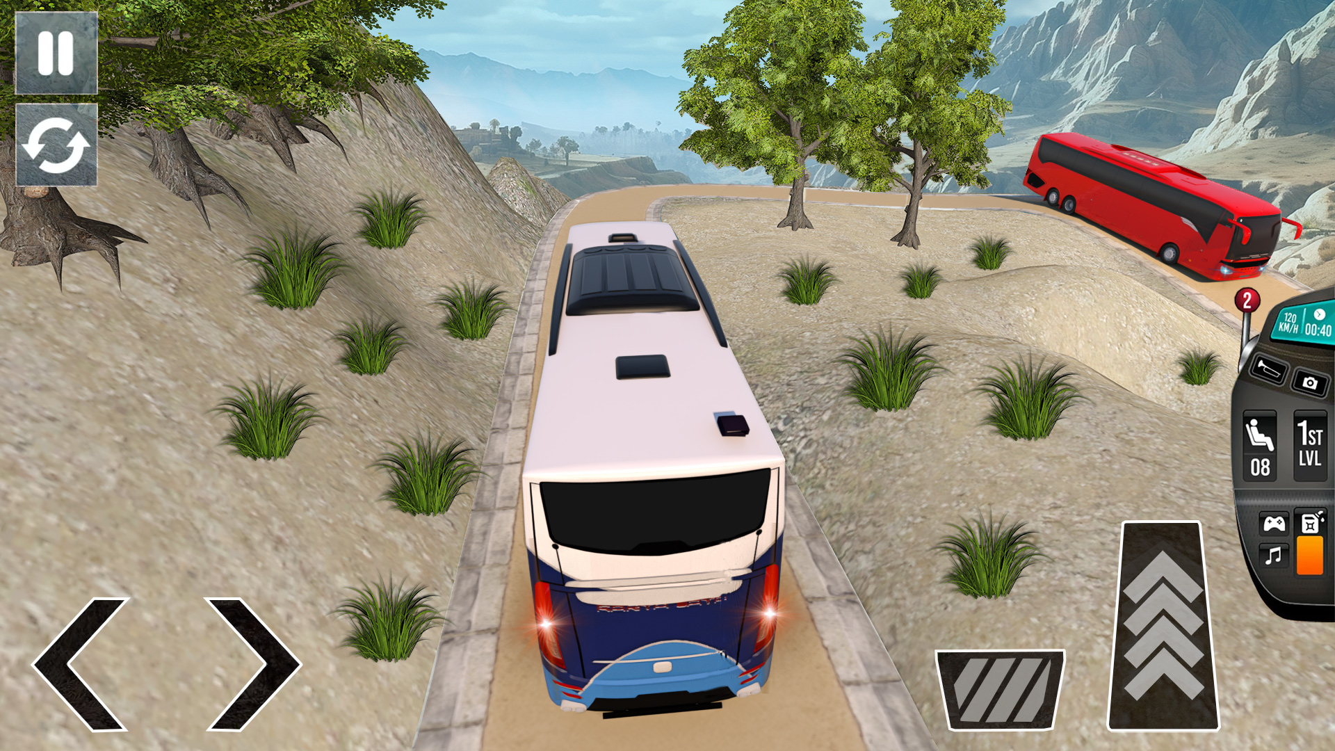 اسکرین شات 2 برنامه Bus Simulator Race - Bus Games