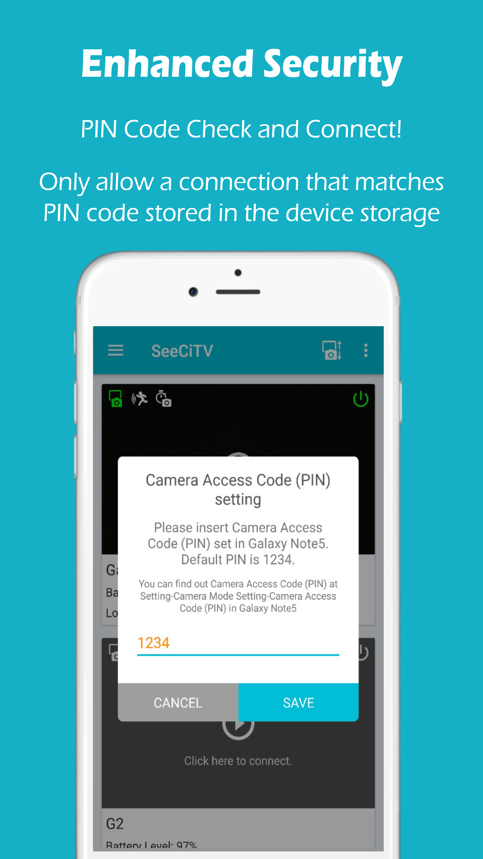 اسکرین شات 4 برنامه Home Security Camera - SeeCiTV