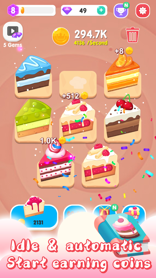 اسکرین شات 2 بازی Merge Cake Mania