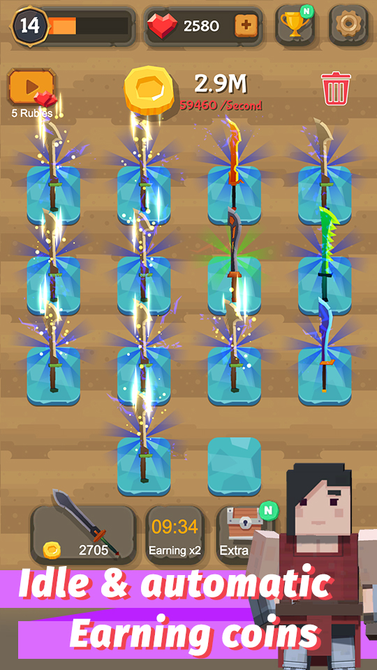 اسکرین شات 3 بازی Merge Sword