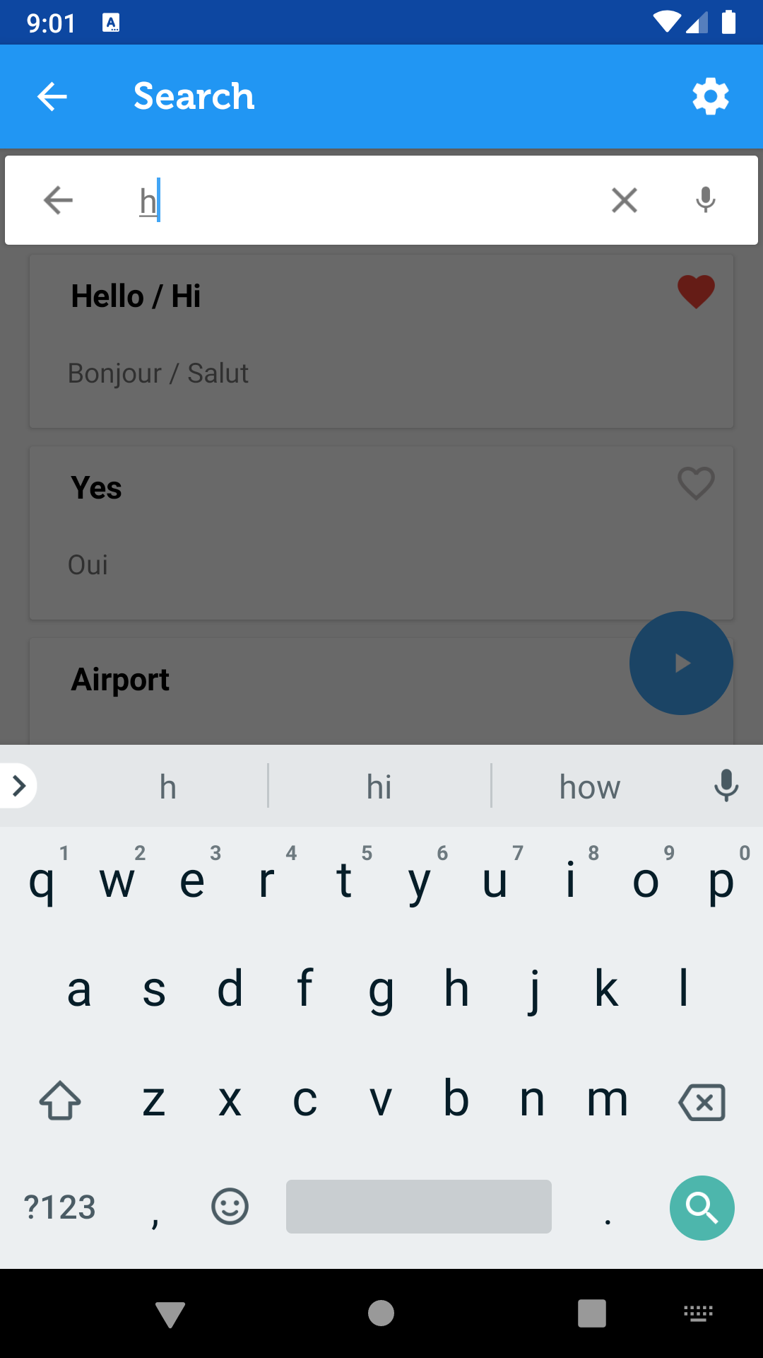 اسکرین شات 7 برنامه Learn French Phrasebook