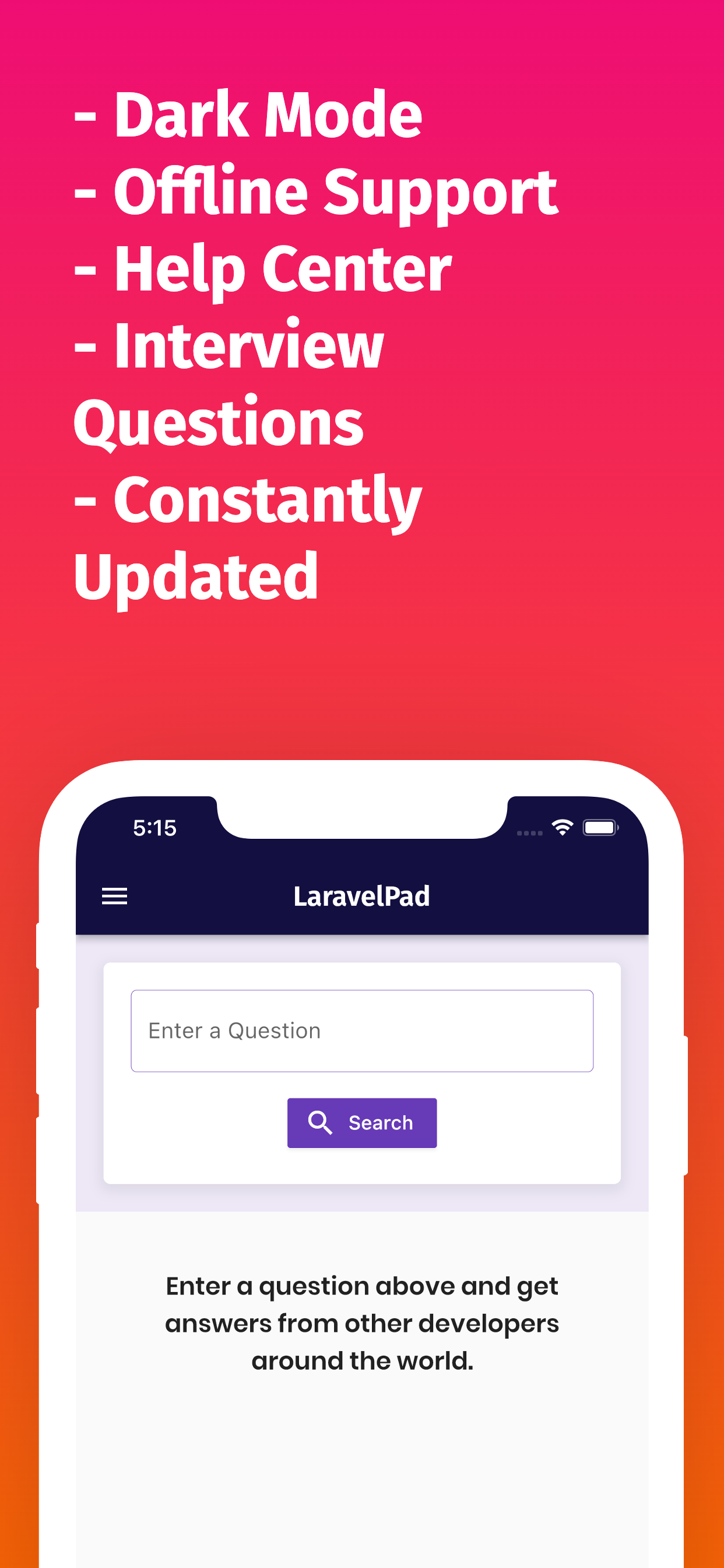 اسکرین شات 7 برنامه Learn Laravel Coding Offline