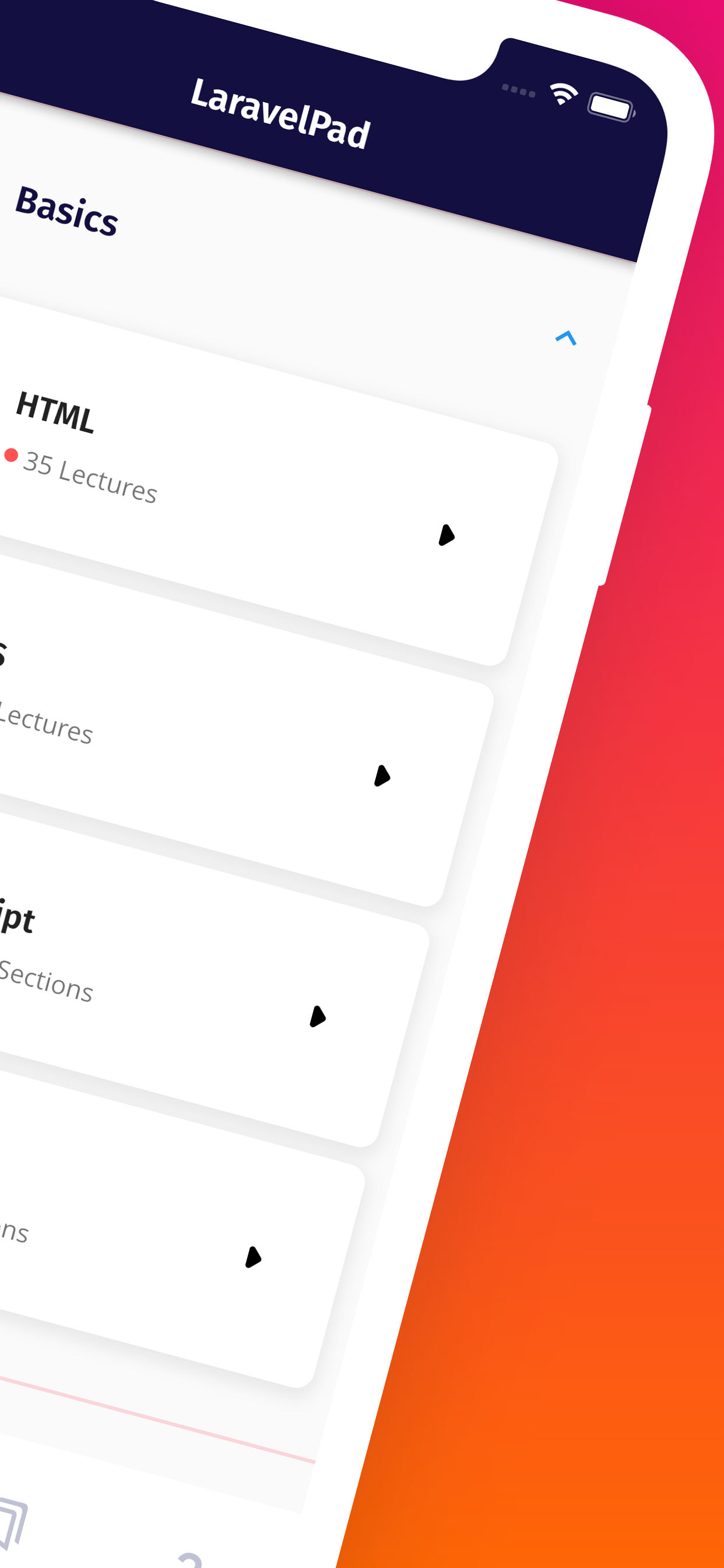 اسکرین شات 2 برنامه Learn Laravel Coding Offline