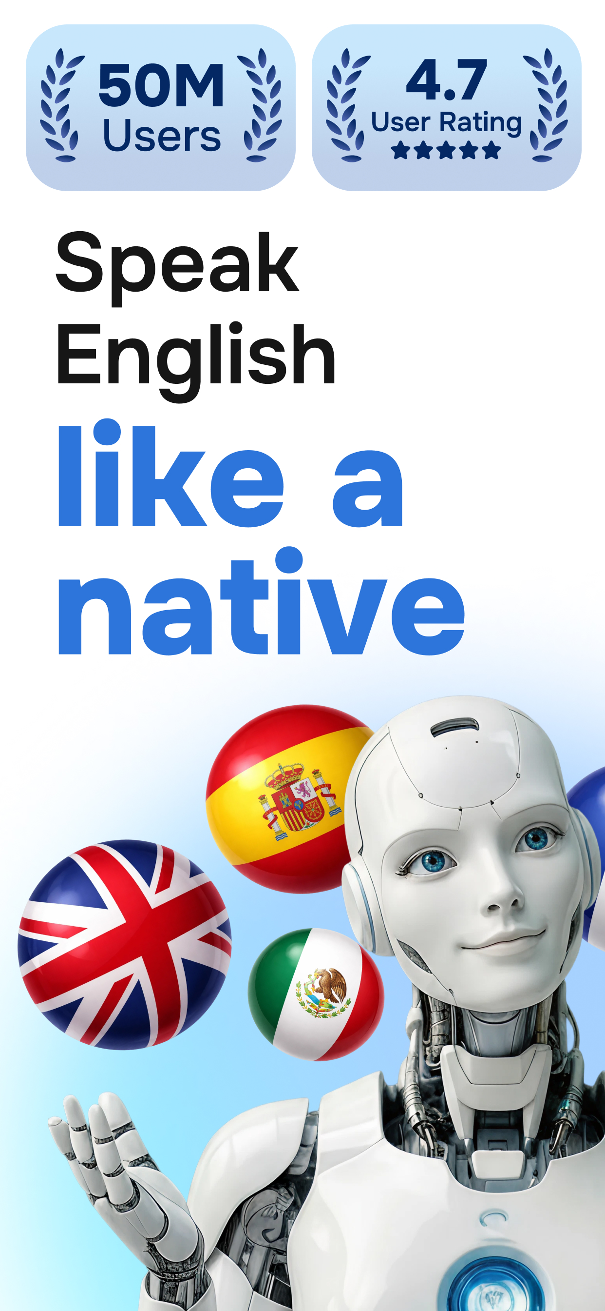 اسکرین شات 1 برنامه Learn English, Spanish: Learna