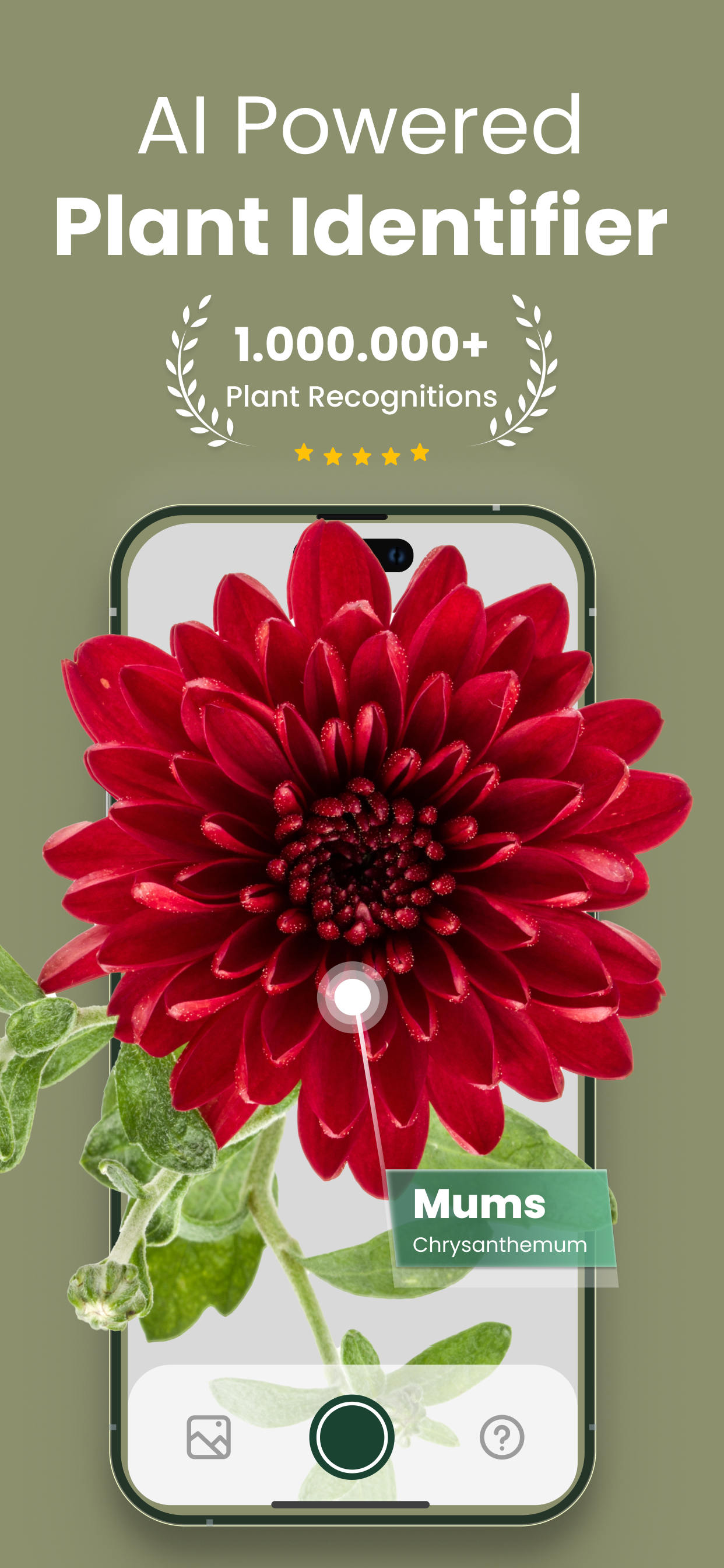 اسکرین شات 1 برنامه Plantify: AI Plant Identifier