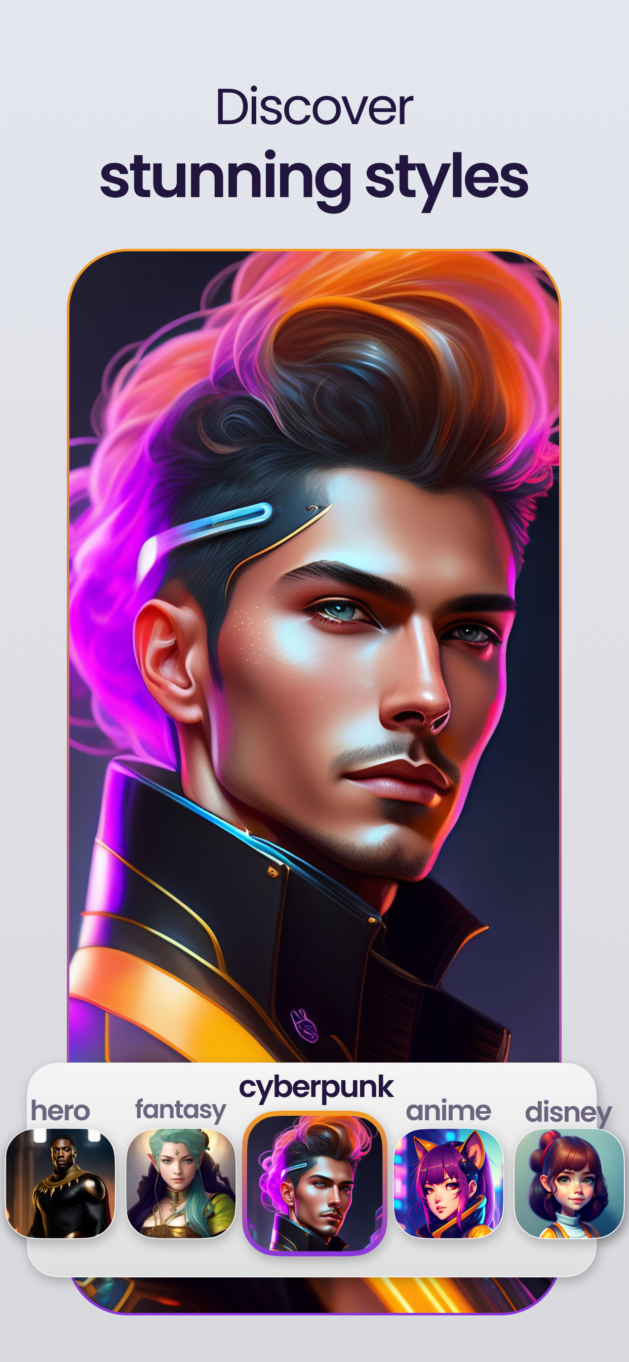 اسکرین شات 3 برنامه Voi - AI Avatar Portrait Maker