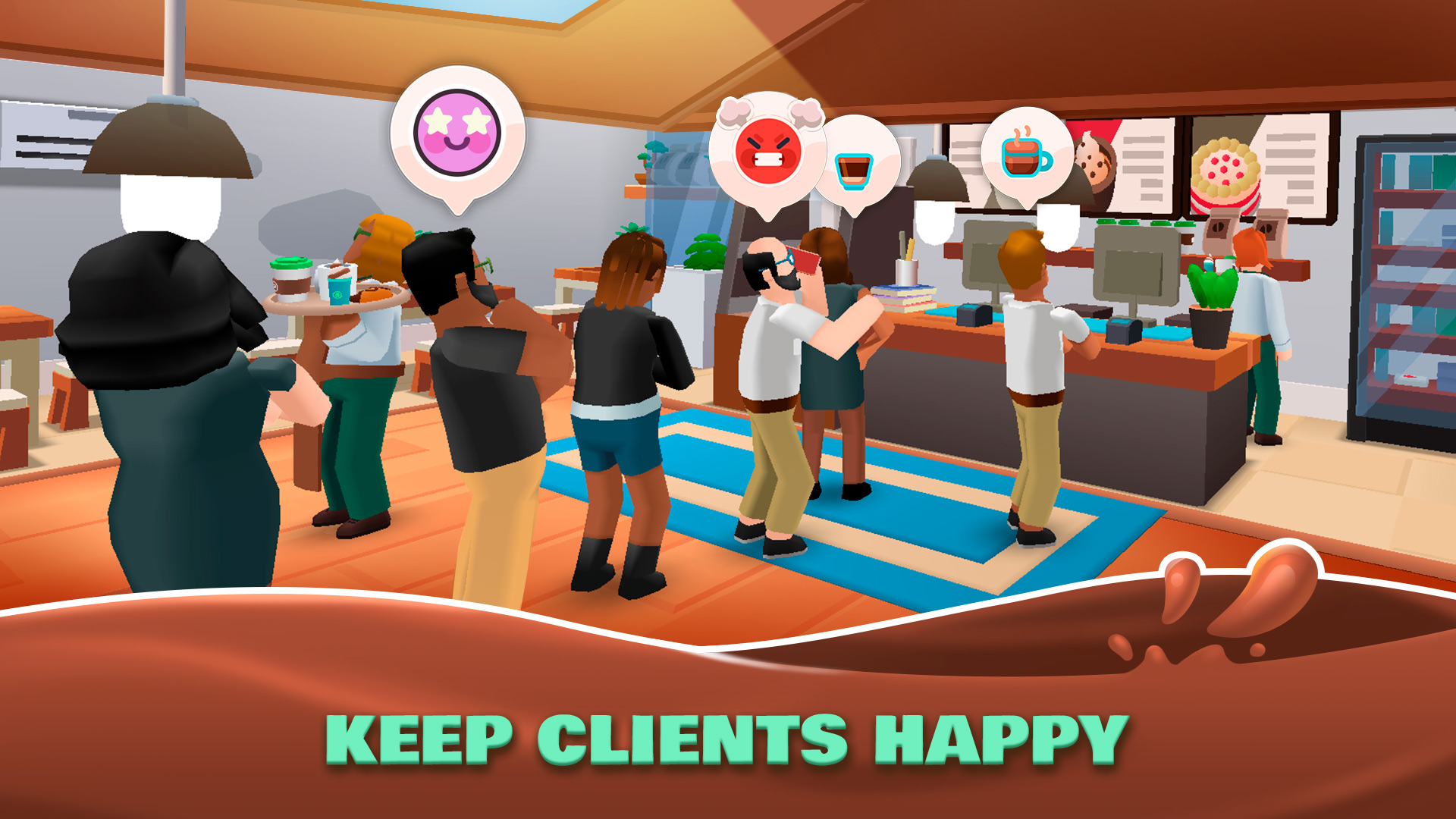 اسکرین شات 1 بازی Idle Coffee Shop Tycoon