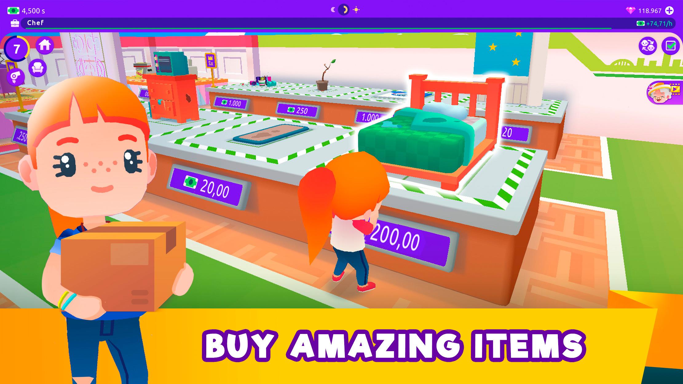 اسکرین شات 5 بازی Idle Life Sim - Simulator Game