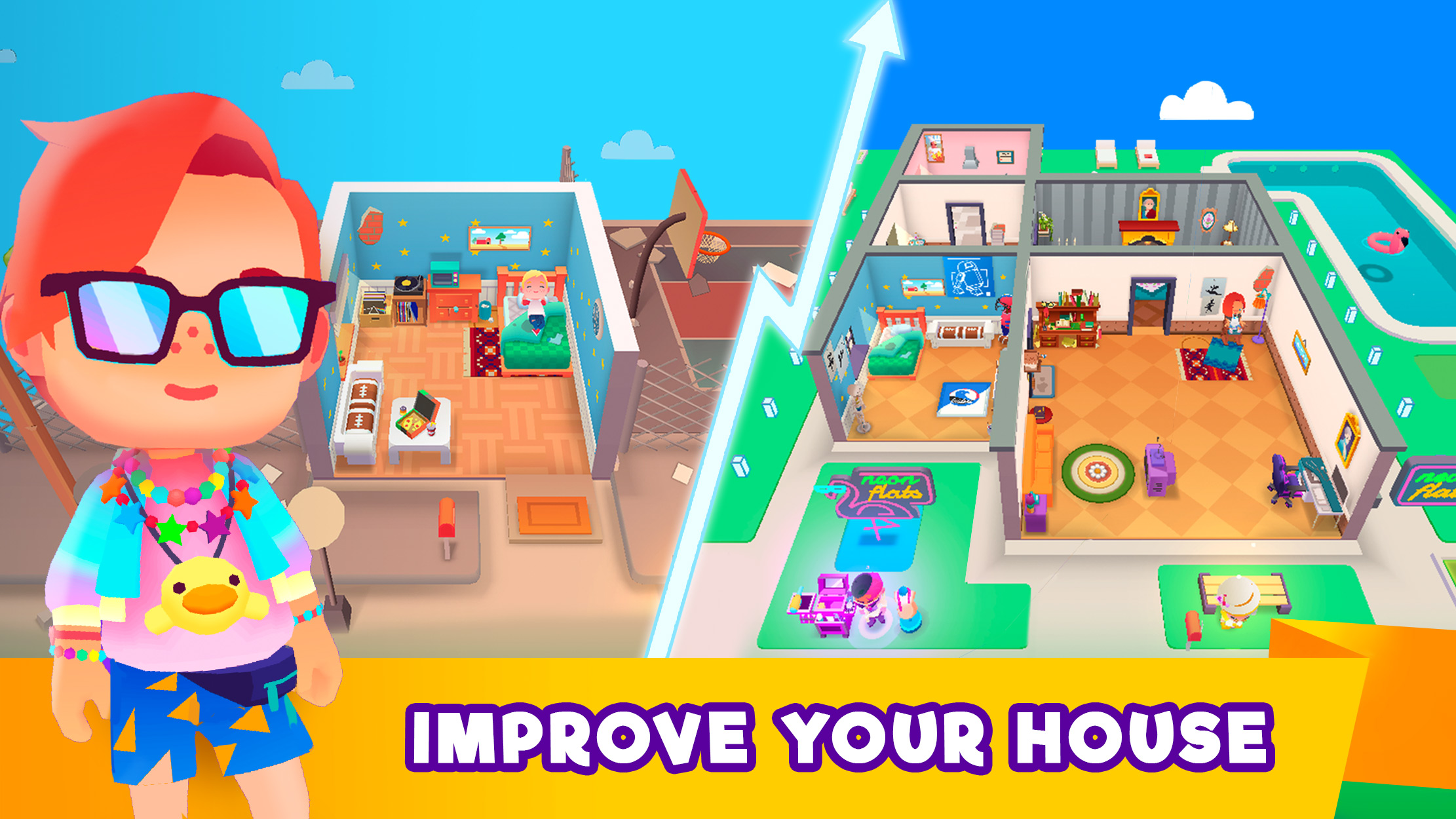 اسکرین شات 3 بازی Idle Life Sim - Simulator Game