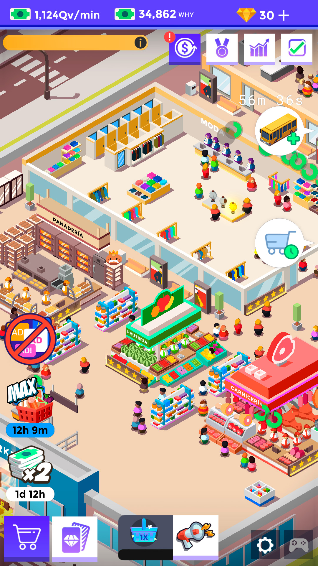 اسکرین شات 6 بازی Idle Supermarket Tycoon-Shop
