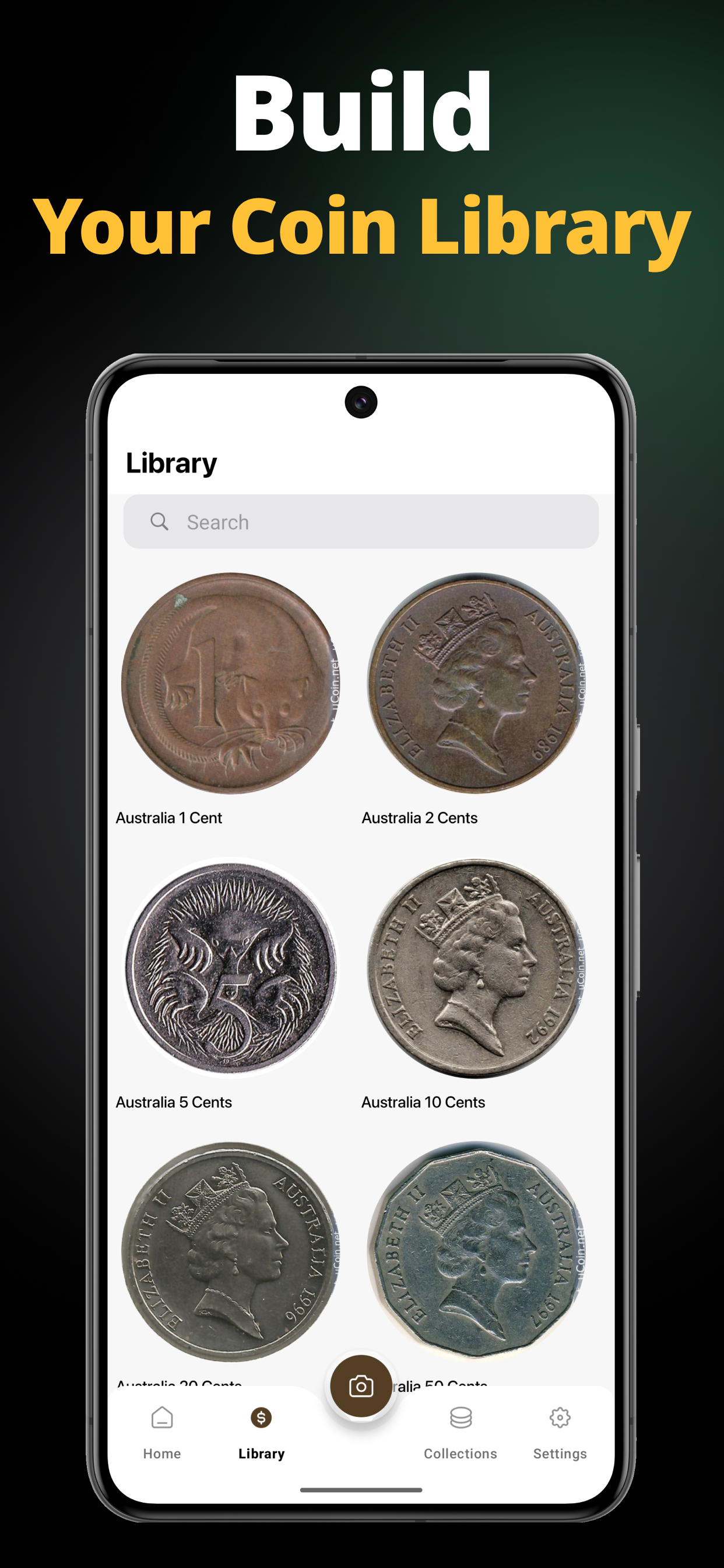 اسکرین شات 5 برنامه Coin Identifier Coin Scanner