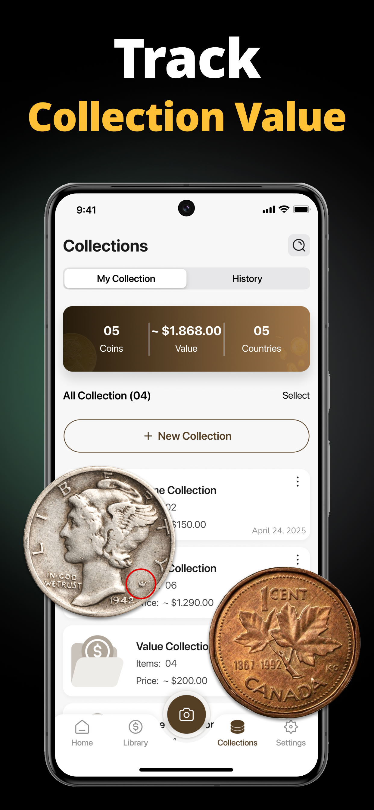 اسکرین شات 6 برنامه Coin Identifier Coin Scanner