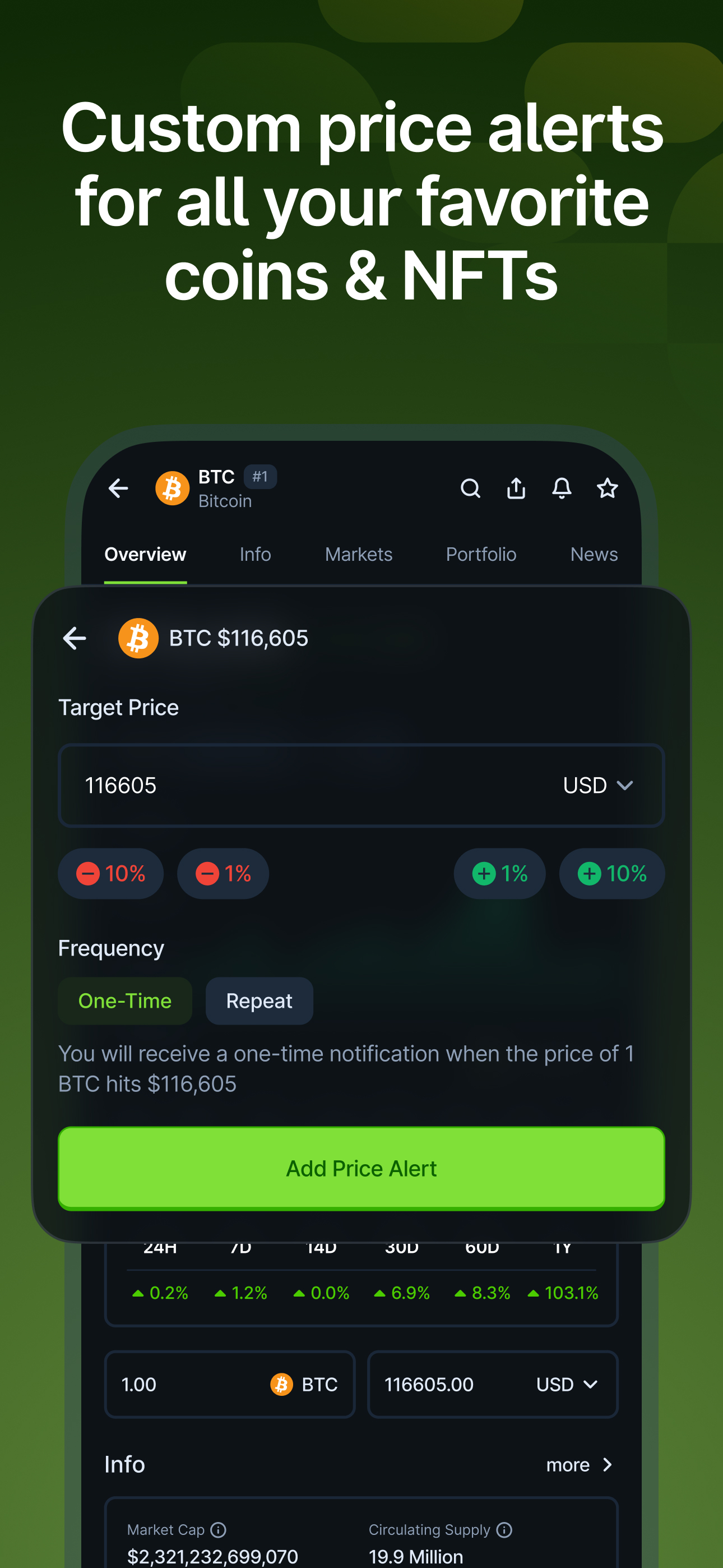 اسکرین شات 4 برنامه CoinGecko: Crypto Tracker