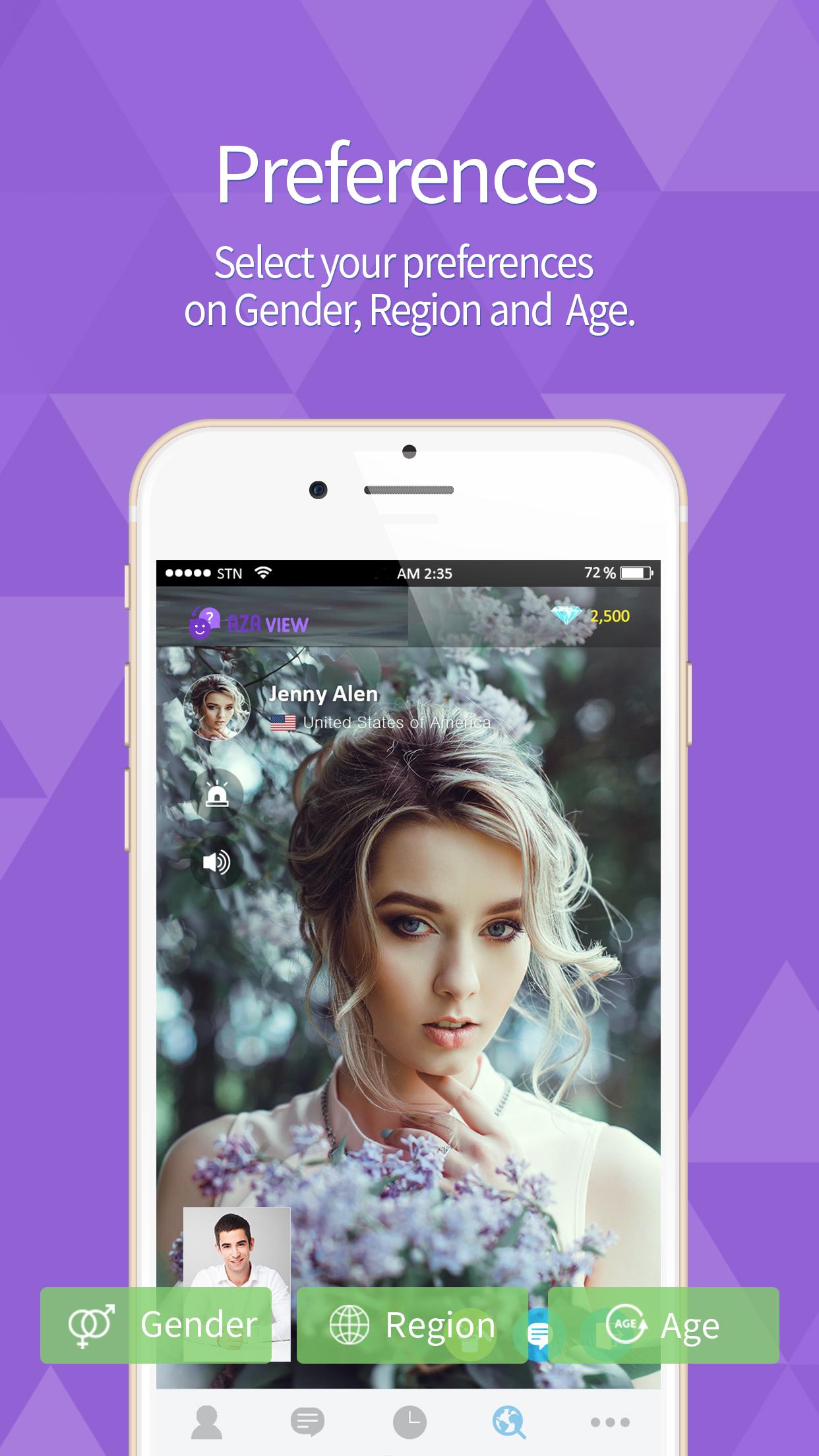 اسکرین شات 5 برنامه Guroja - Live Video Chat