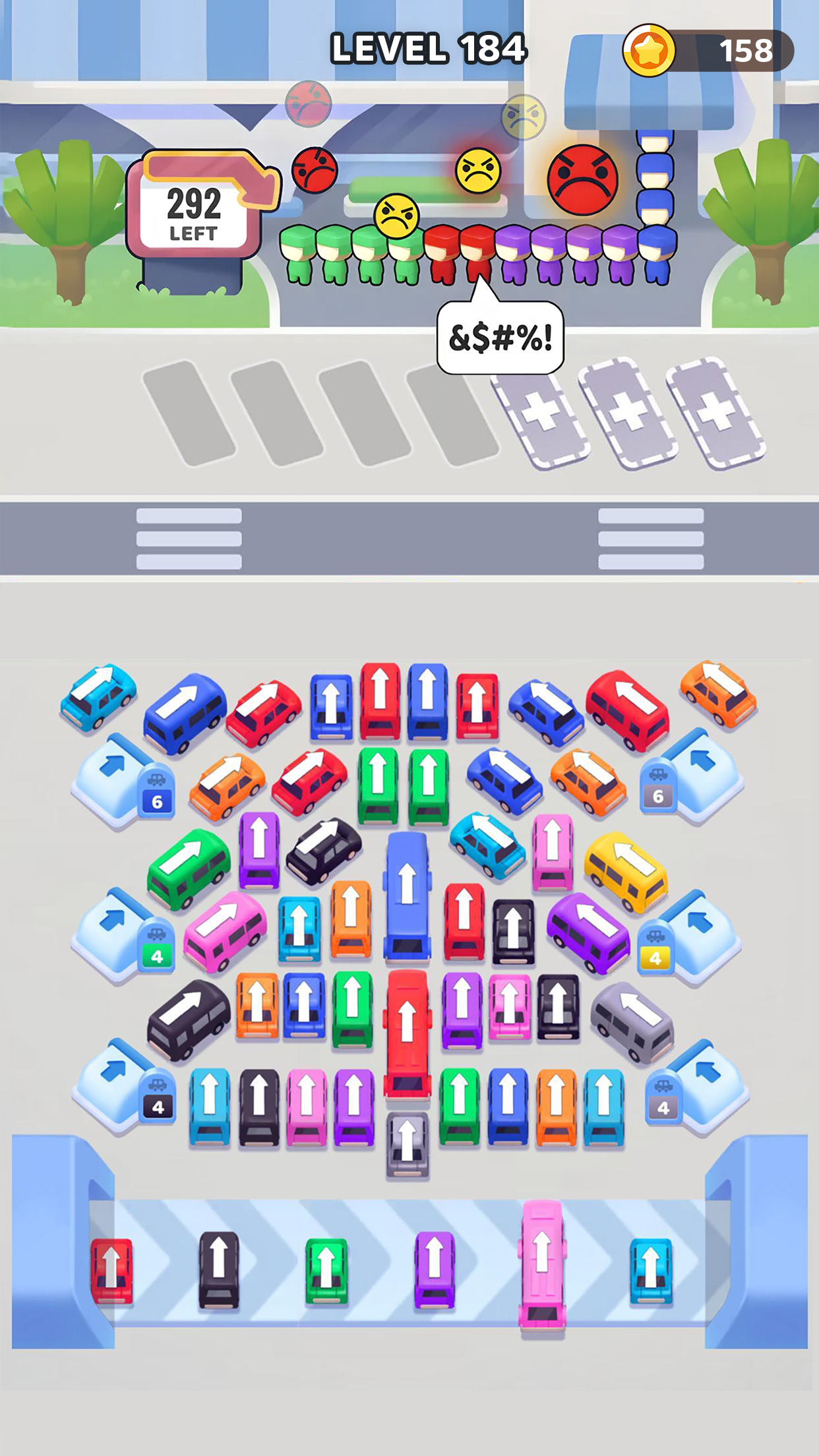 اسکرین شات 4 بازی Bus Frenzy - Traffic Jam
