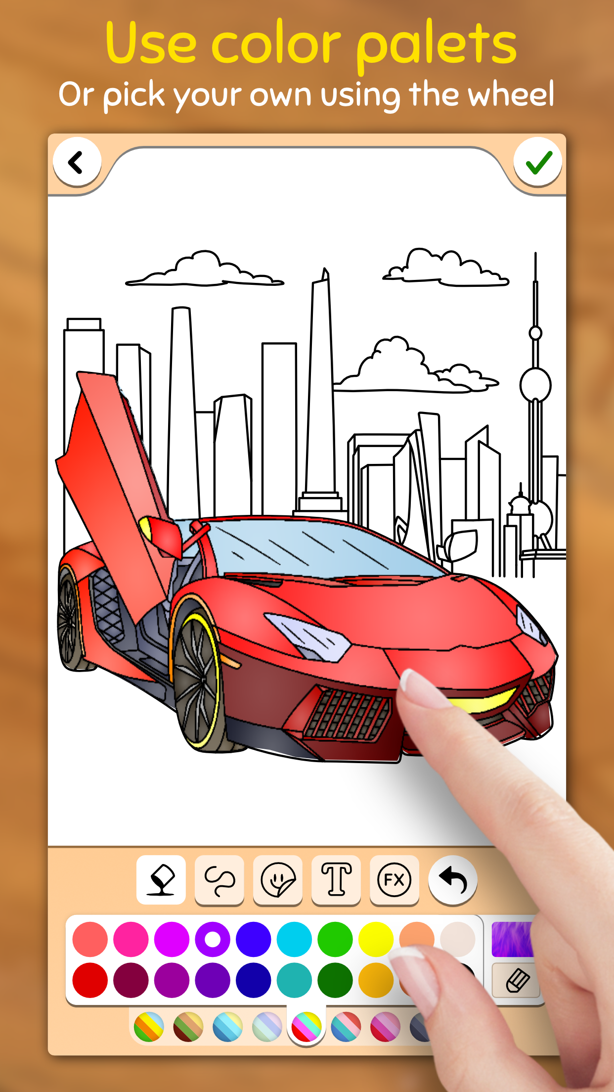 اسکرین شات 4 بازی Cars Coloring & Drawing Game