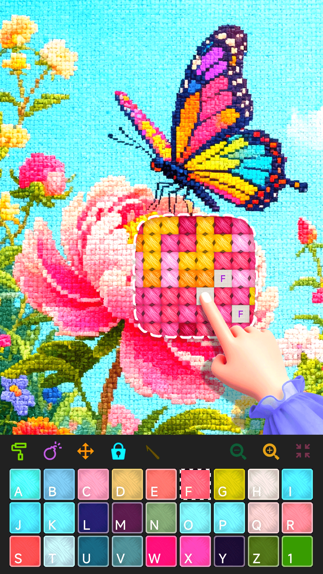 اسکرین شات 7 برنامه Cross Stitch Book