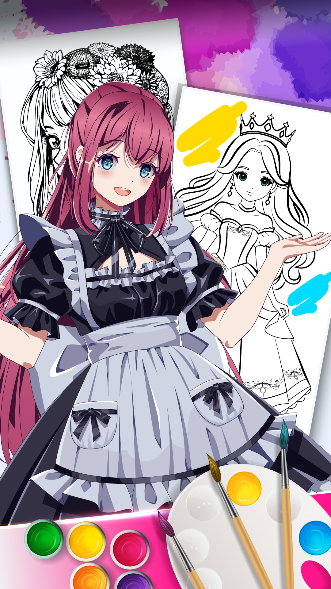 اسکرین شات 4 برنامه Coloring Book - Cute Coloring