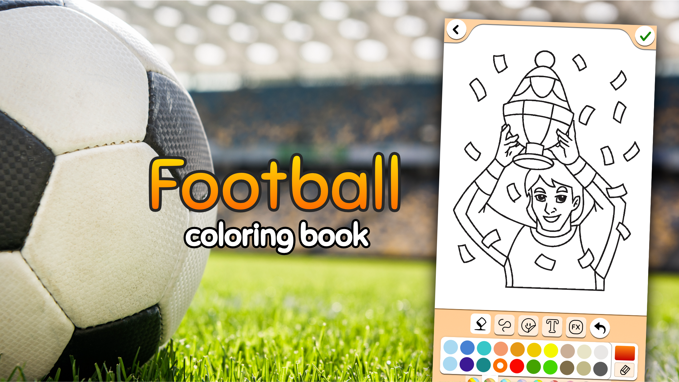 اسکرین شات 8 بازی Football coloring book game