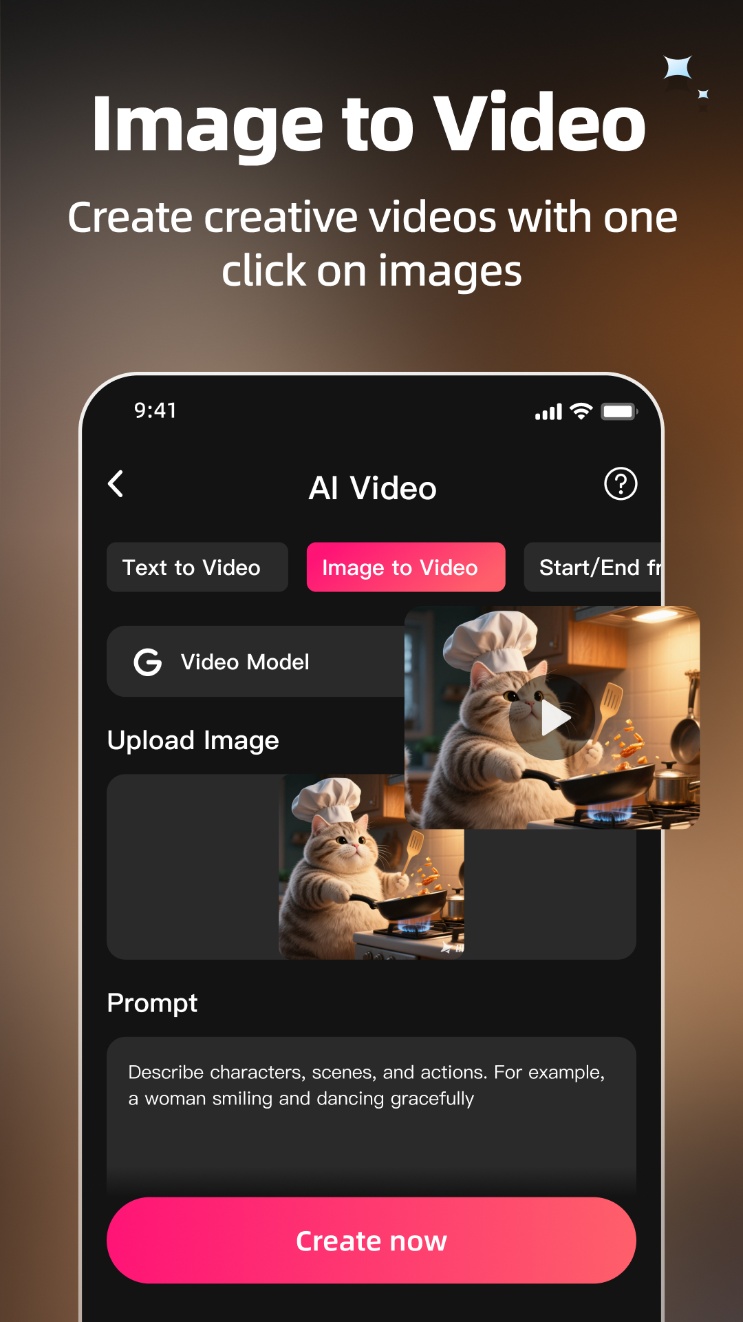 اسکرین شات 3 برنامه PictoPop - AI Video Generator