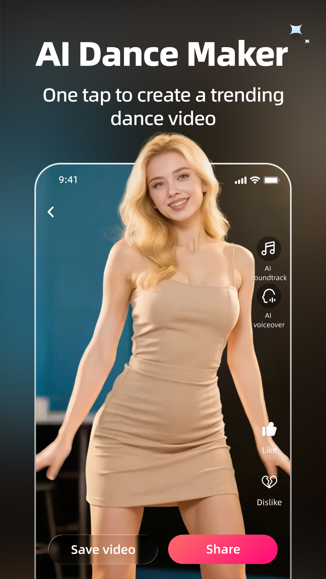 اسکرین شات 4 برنامه PictoPop - AI Video Generator