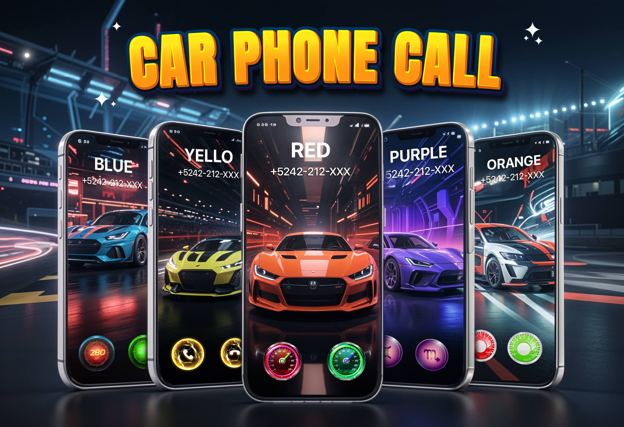 اسکرین شات 4 برنامه Color Phone: Call Screen Theme