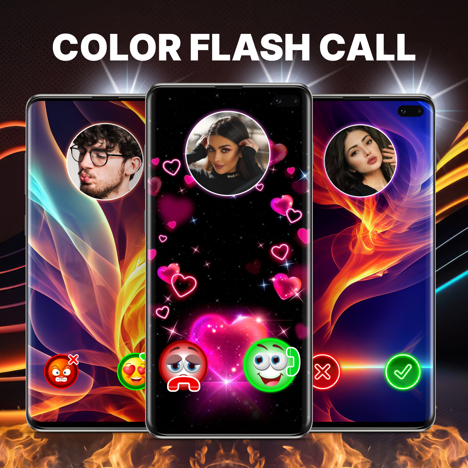 اسکرین شات 1 برنامه Call Theme & Ringtone App