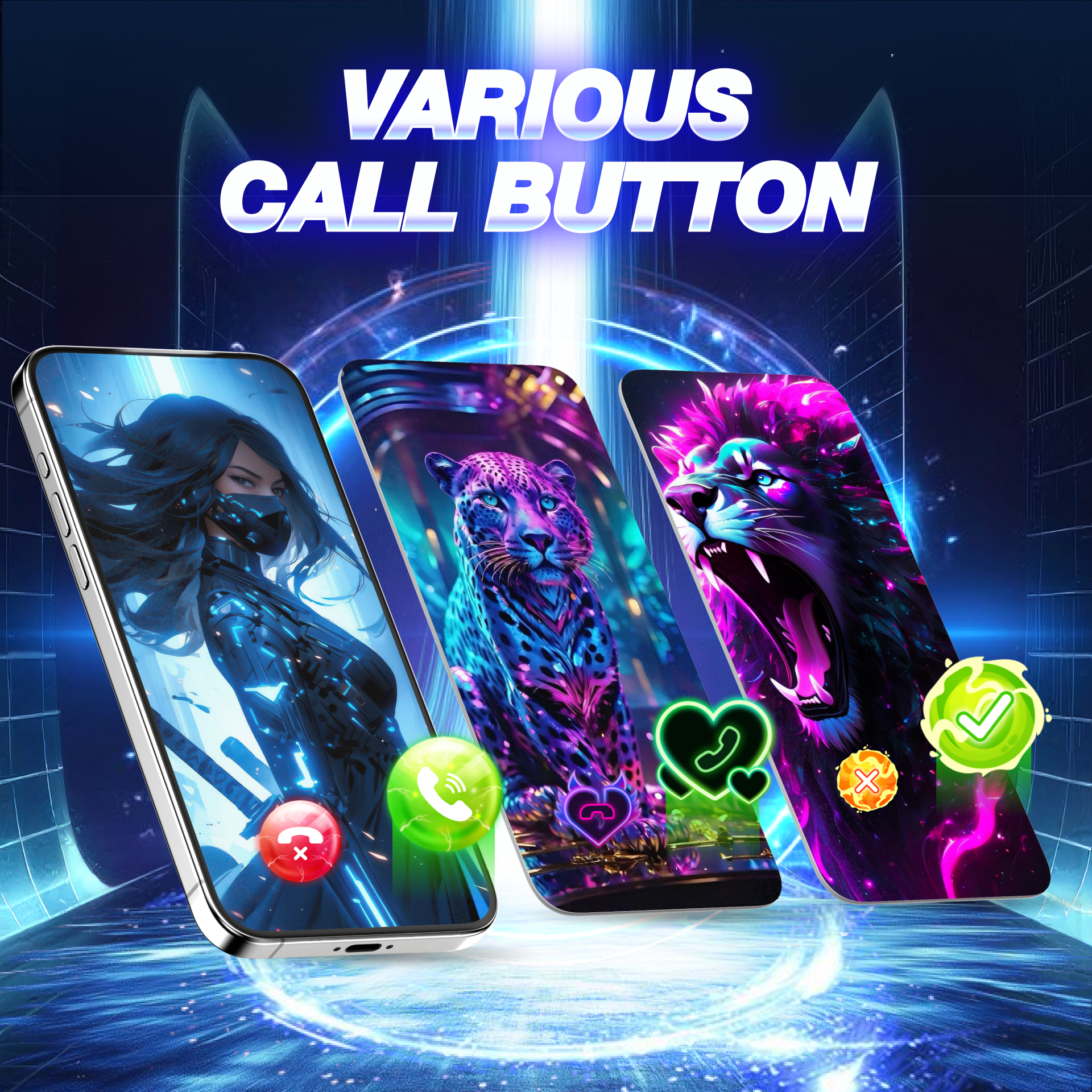 اسکرین شات 3 برنامه Call Theme & Ringtone App