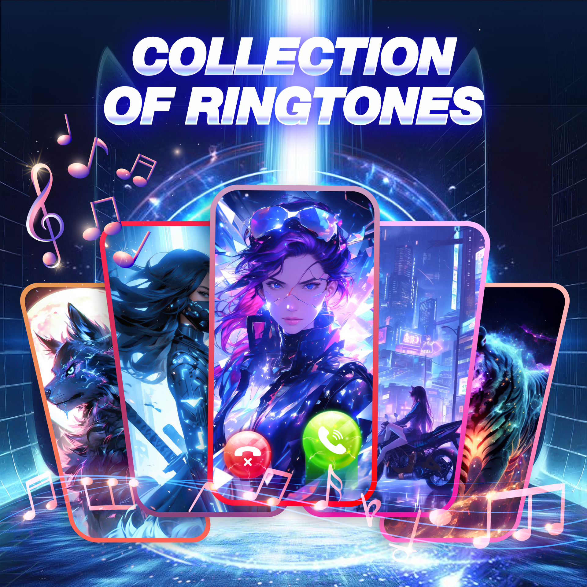 اسکرین شات 5 برنامه Call Theme & Ringtone App