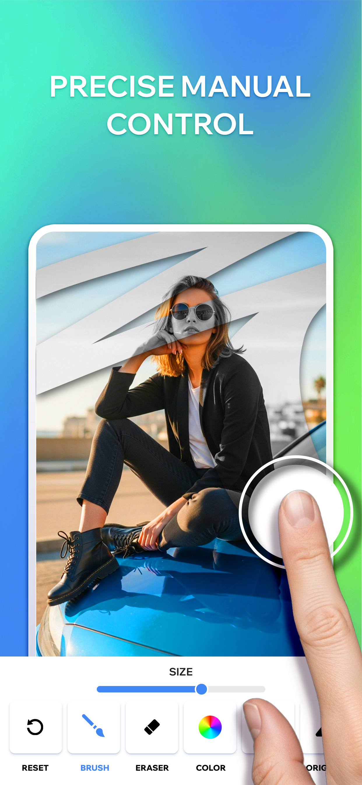 اسکرین شات 5 برنامه Color Splash Photo Editor