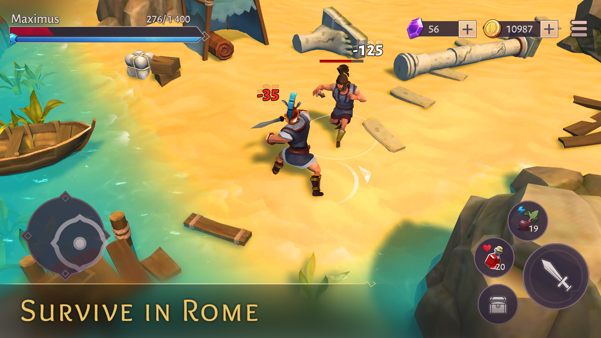 اسکرین شات 1 بازی Gladiators: Survival in Rome