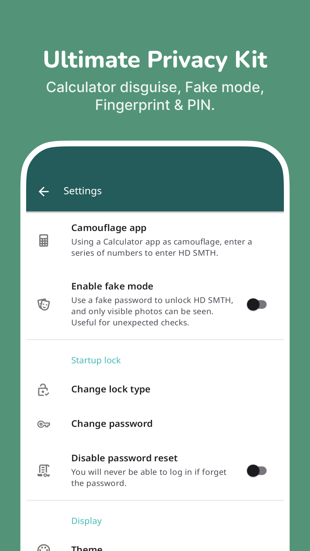 اسکرین شات 7 برنامه Hide Something: photos, videos