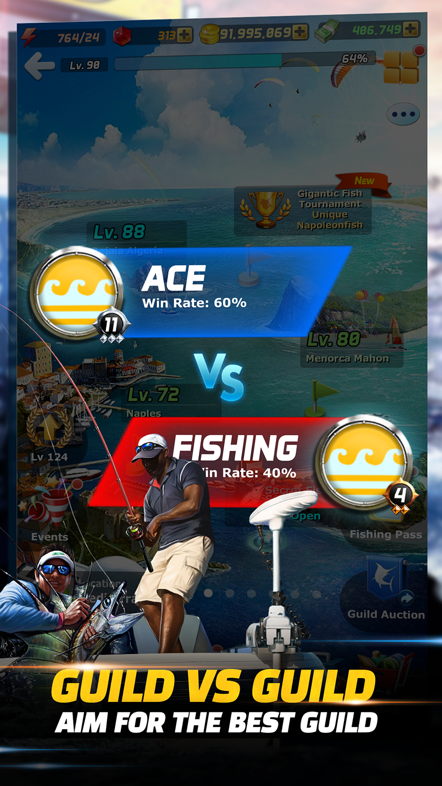 اسکرین شات 4 بازی Ace Fishing: Wild Catch