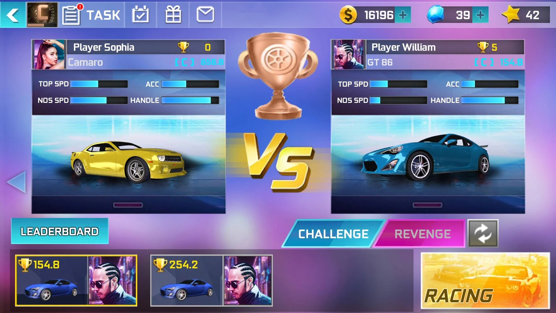 اسکرین شات 3 بازی Street Racing 3D