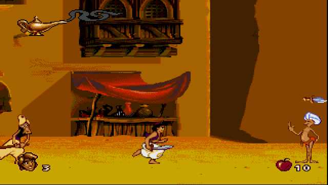 اسکرین شات 11 بازی علاءالدین دیزنی سگا