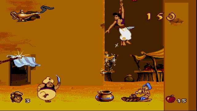 اسکرین شات 12 بازی علاءالدین دیزنی سگا