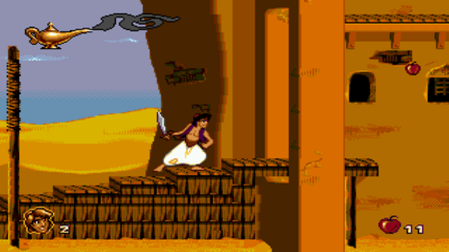 اسکرین شات 2 بازی علاءالدین دیزنی سگا