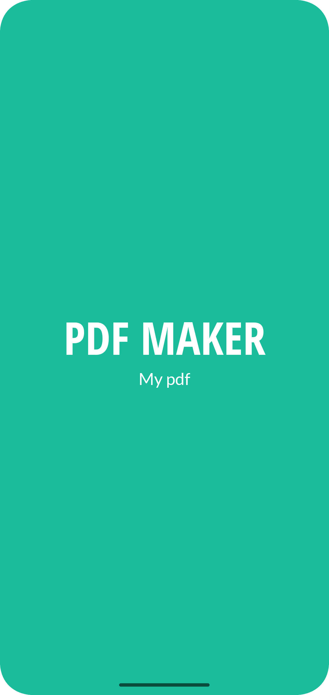 اسکرین شات 1 برنامه Text to pdf