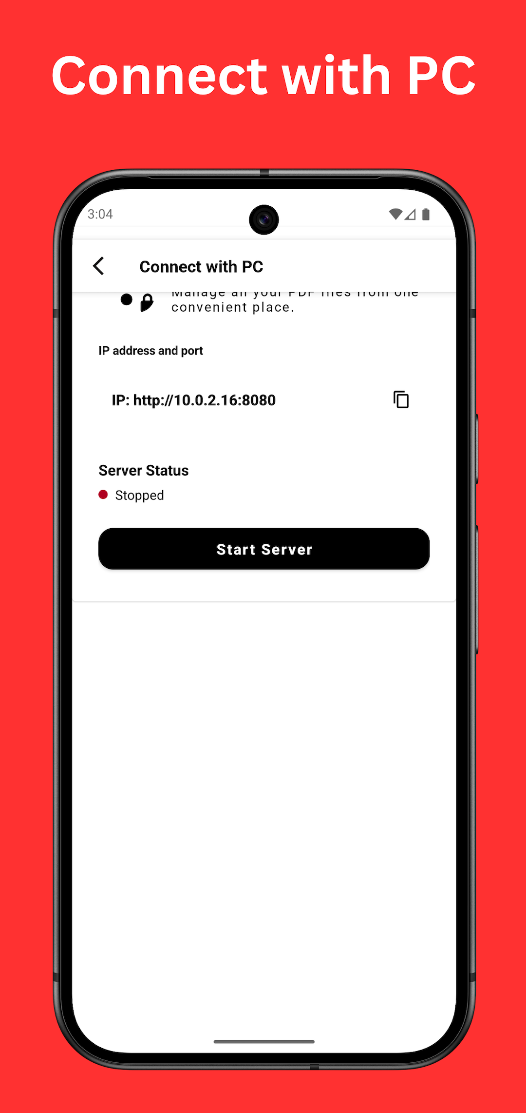 اسکرین شات 6 برنامه Text to pdf
