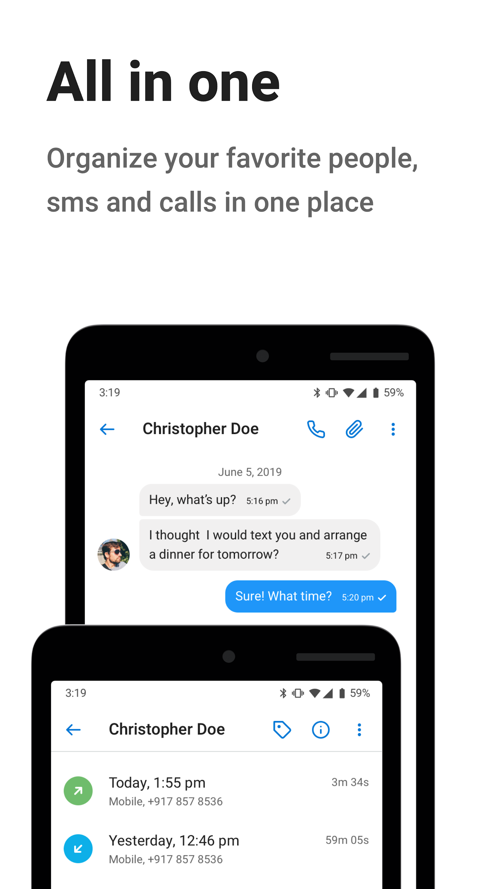 اسکرین شات 3 برنامه Contacts+