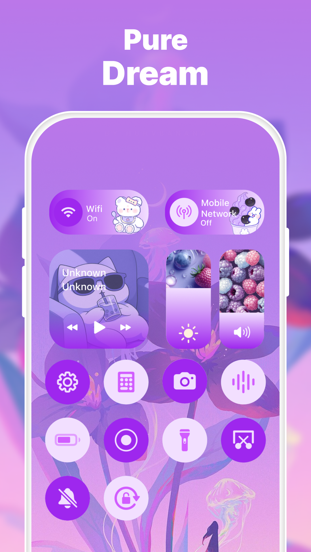 اسکرین شات 5 برنامه Control Widget: Theme & Panels
