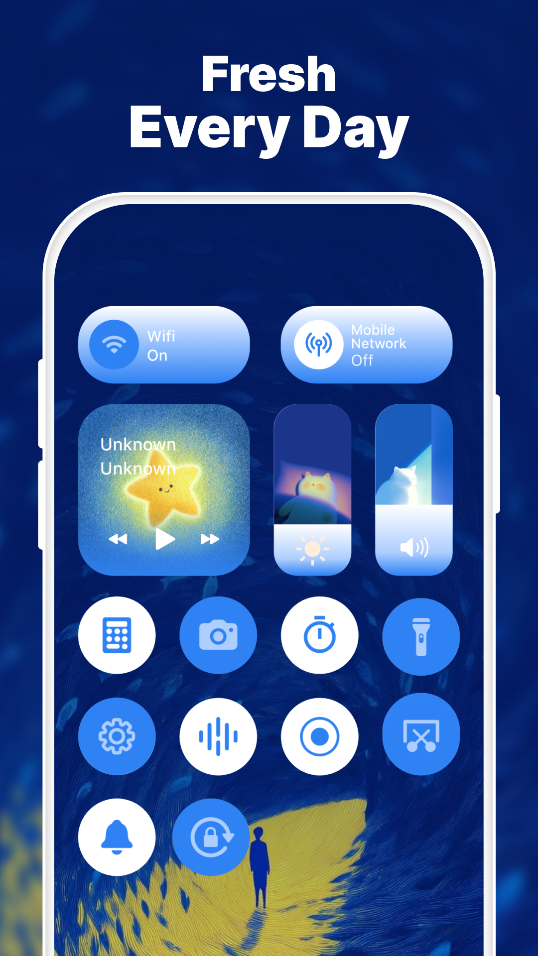اسکرین شات 3 برنامه Control Widget: Theme & Panels