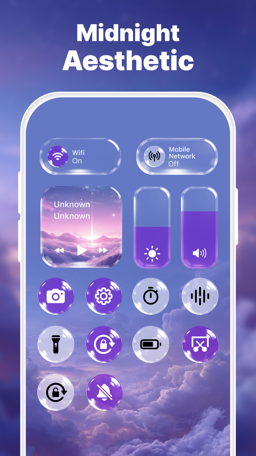 اسکرین شات 1 برنامه Control Widget: Theme & Panels
