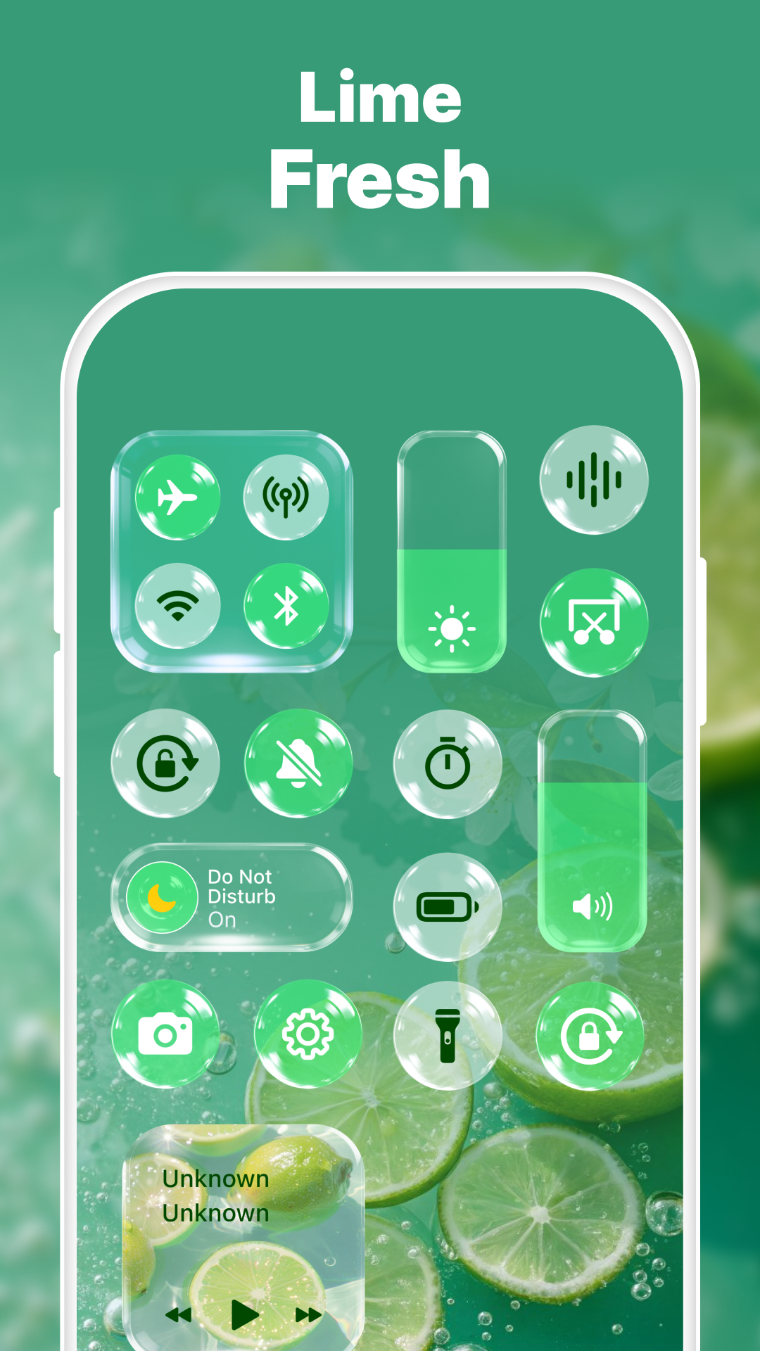 اسکرین شات 4 برنامه Control Widget: Theme & Panels