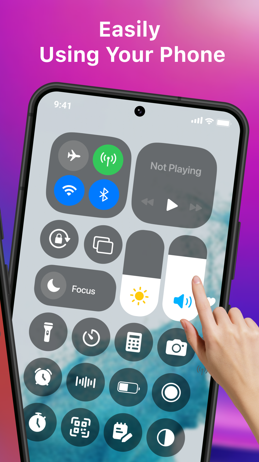 اسکرین شات 2 برنامه Control Center - Simple Panel