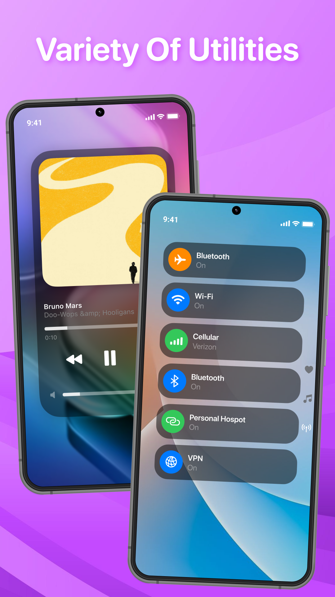 اسکرین شات 2 برنامه Control Center Hub Panel