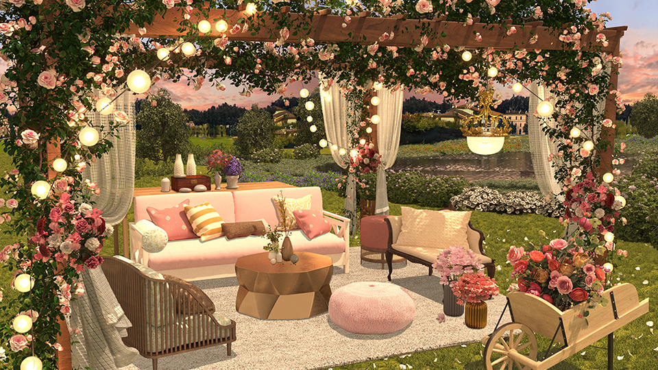 اسکرین شات 2 بازی My Home Design : Garden Life